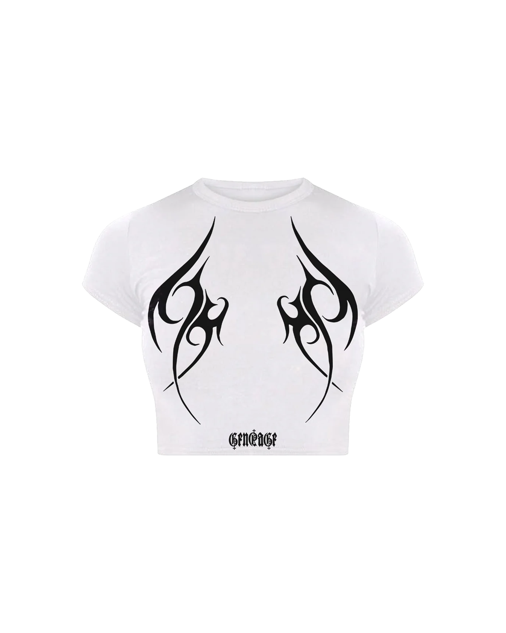 White Nyx Women s Baby Tee