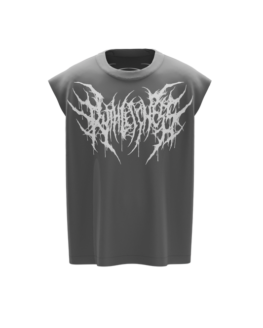 Ruthless Dark Grey Unisex Boxy Vest
