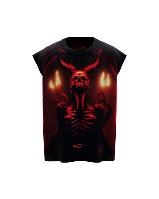 Obsidian Unisex Jersey Sleeveless Vest