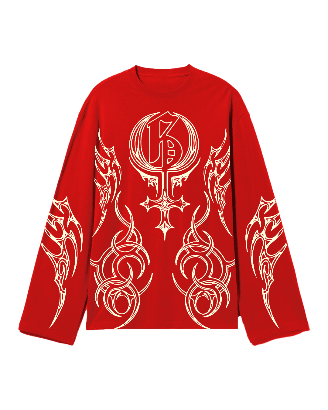 Shakti Red Full Sleeve T Shirt