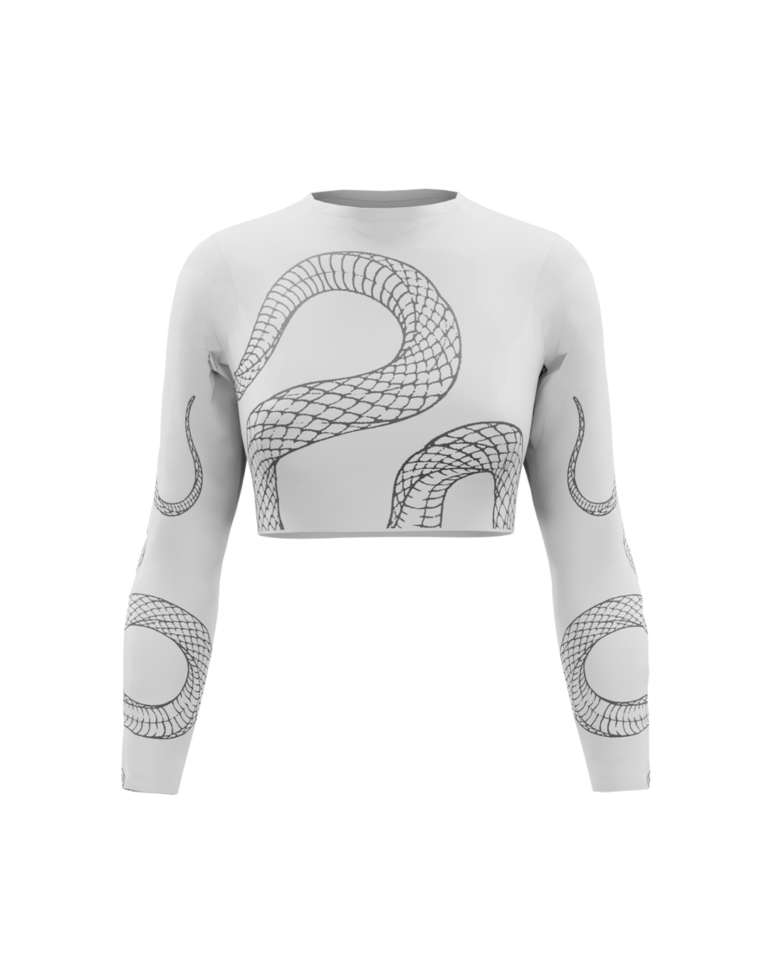 White Phenom Women s Long Sleeve Baby Tee