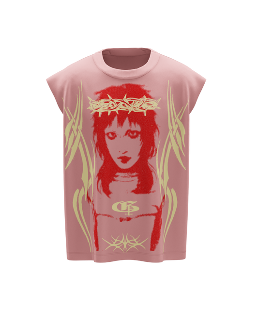 Punk Coral Unisex Boxy Vest