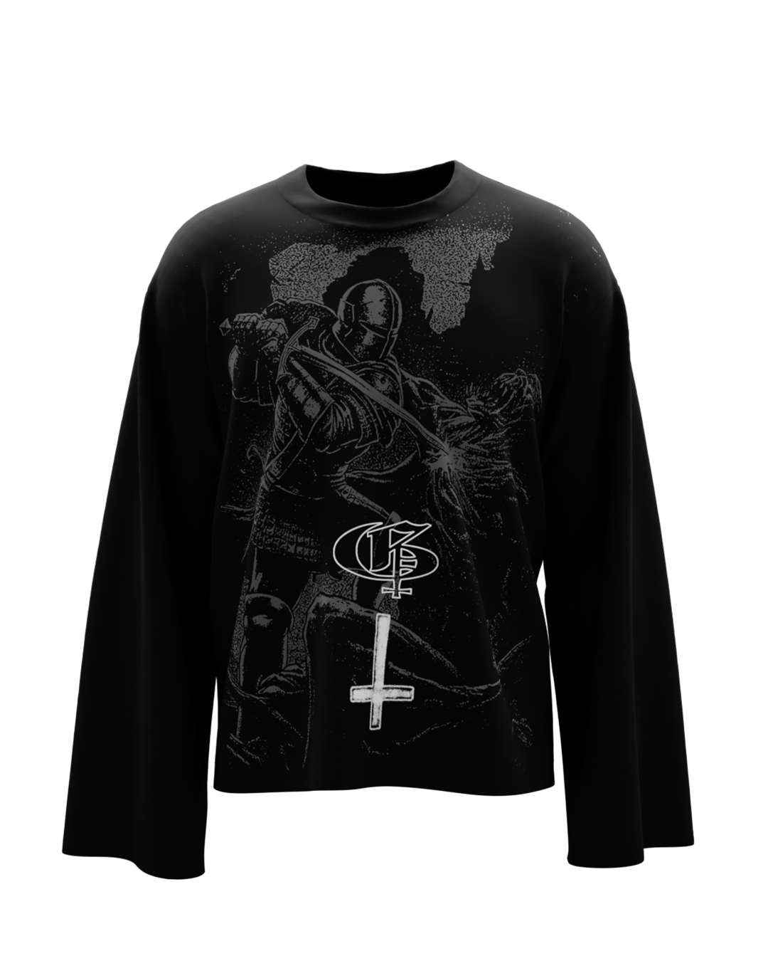 Uzi Black Full Sleeve T Shirt