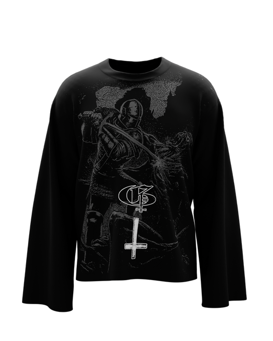 Uzi Black Full Sleeve T Shirt