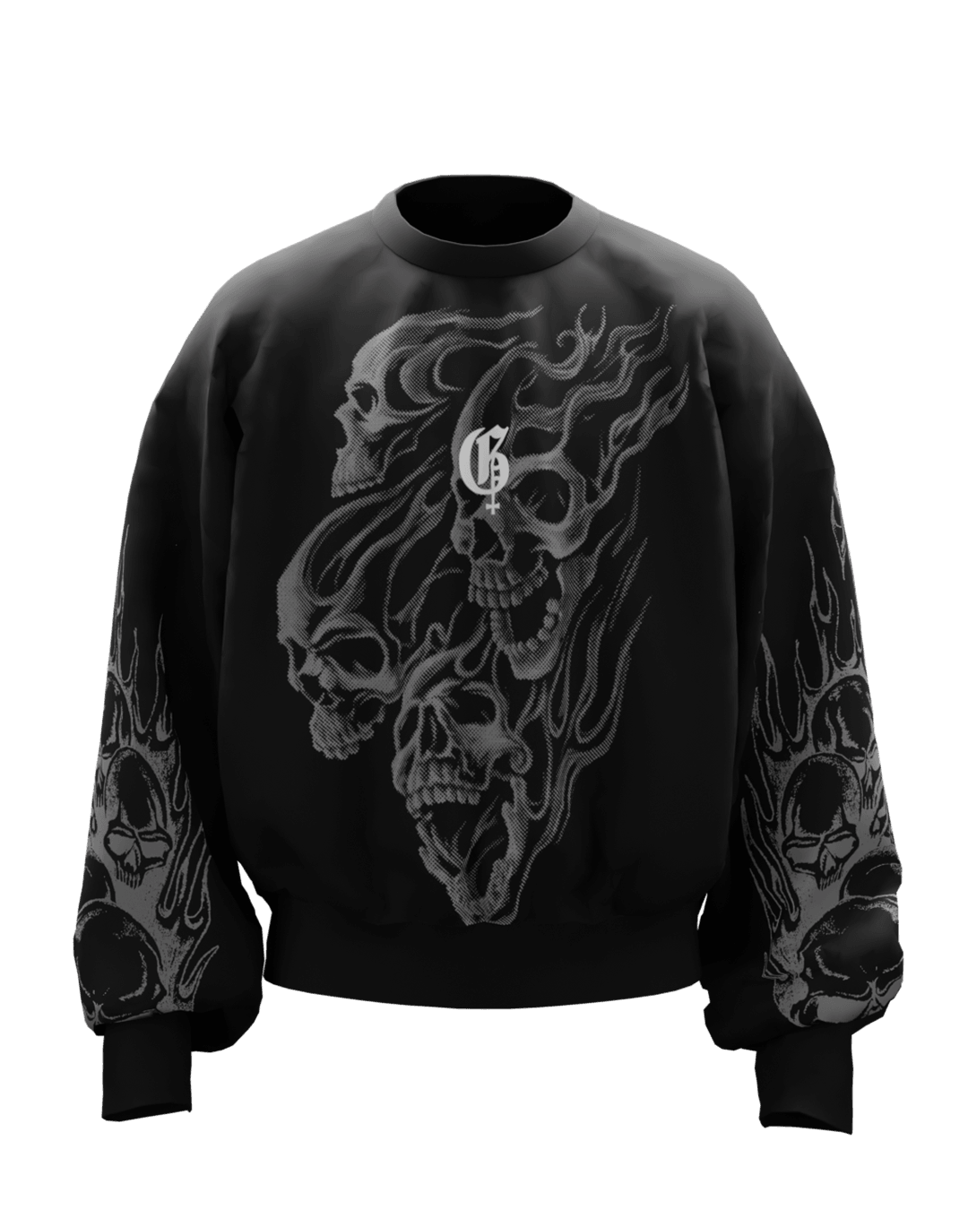 Reaper Boxy Long Sleeves Sweatshirt