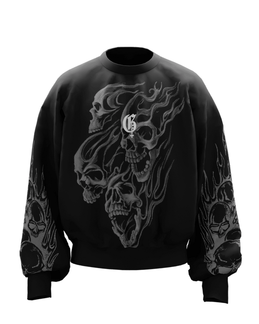 Reaper Boxy Long Sleeves Sweatshirt