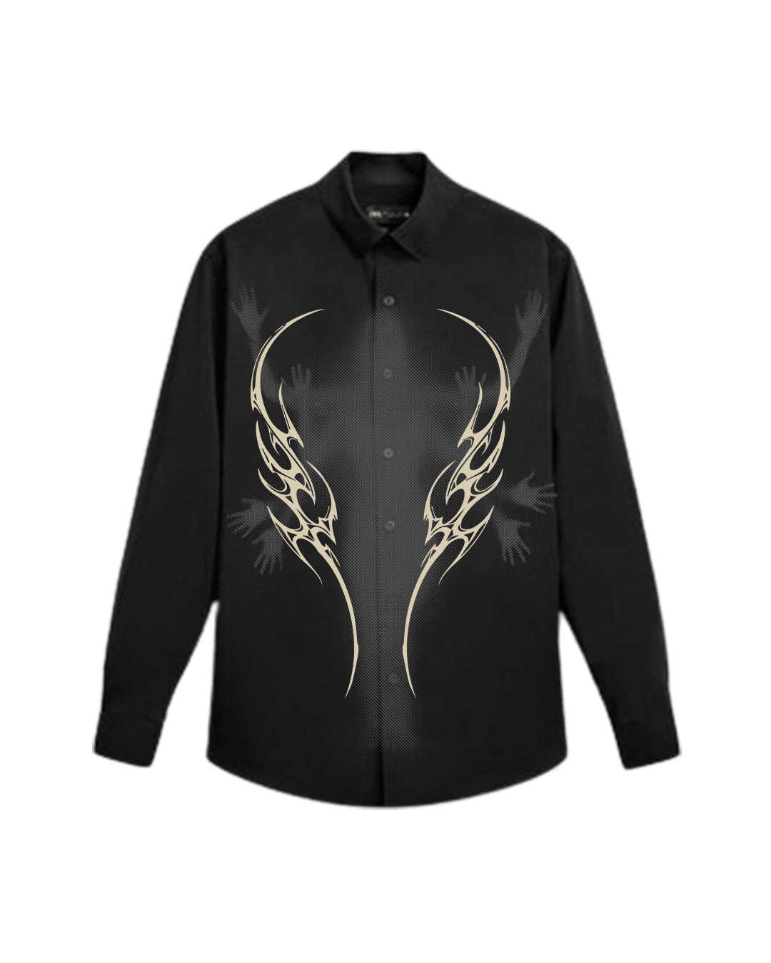 Wraith Boxy Black Oversized Shirt